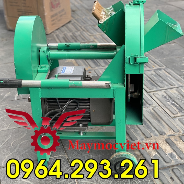 Máy thái thuốc làm dược liệu, máy băm cây thuốc có bánh xe di chuyển