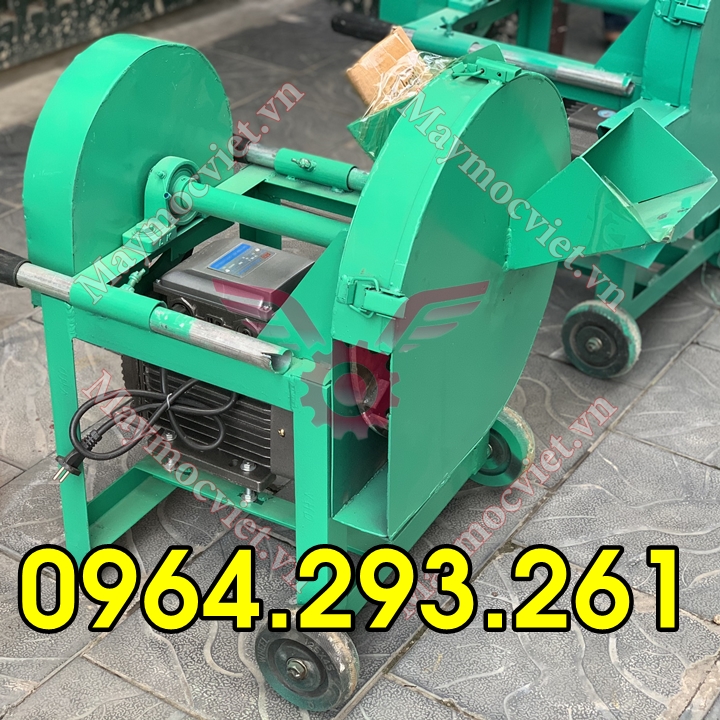 Máy thái thuốc làm dược liệu, máy băm cây thuốc có bánh xe di chuyển