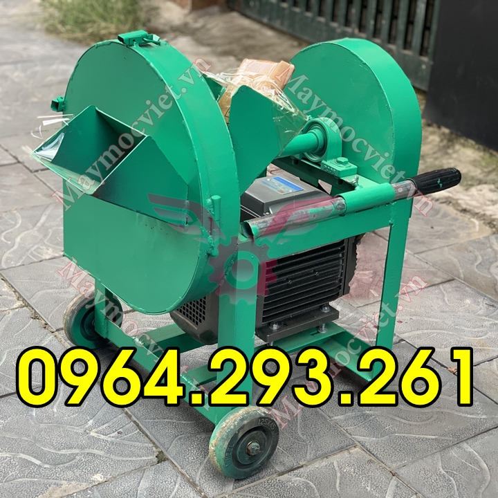 Máy thái thuốc làm dược liệu, máy băm cây thuốc có bánh xe di chuyển