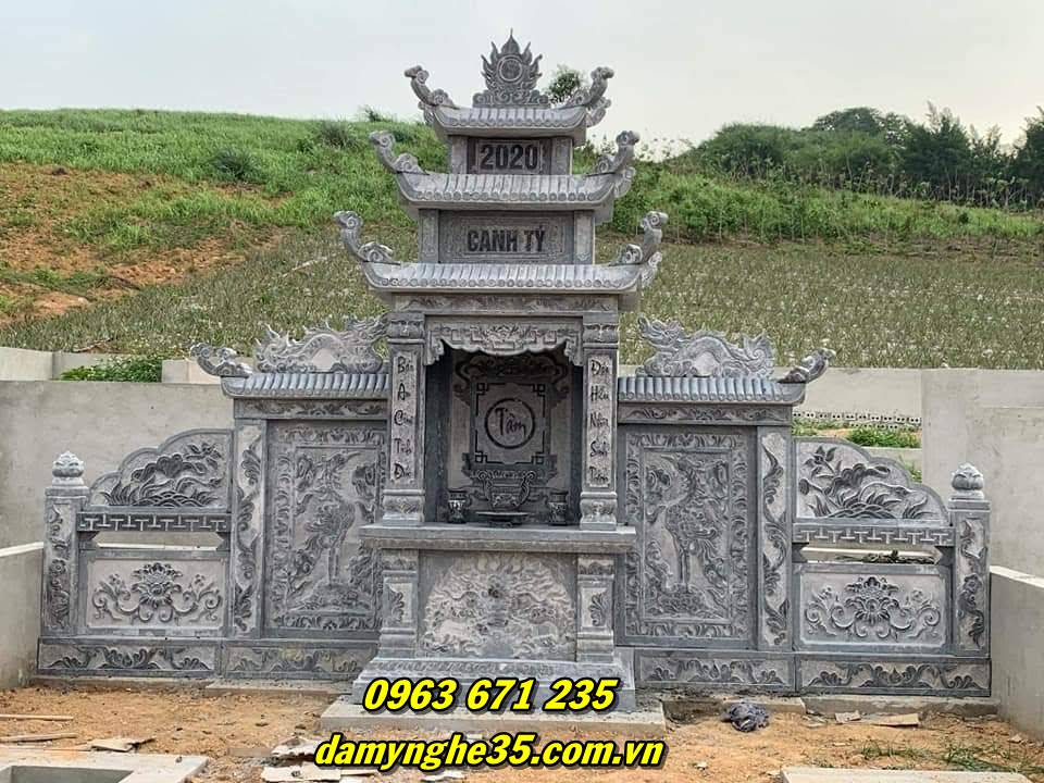 Mẫu lăng thờ đá đẹp chất lượng nhất bán tại Long An