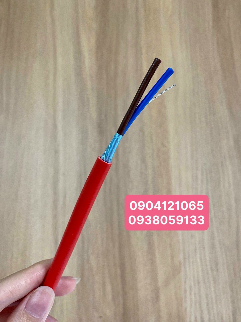 Cáp chống cháy 2 lõi x 1.0mm/1.5mm/2.5mm + AL+E điện áp 1000 volt