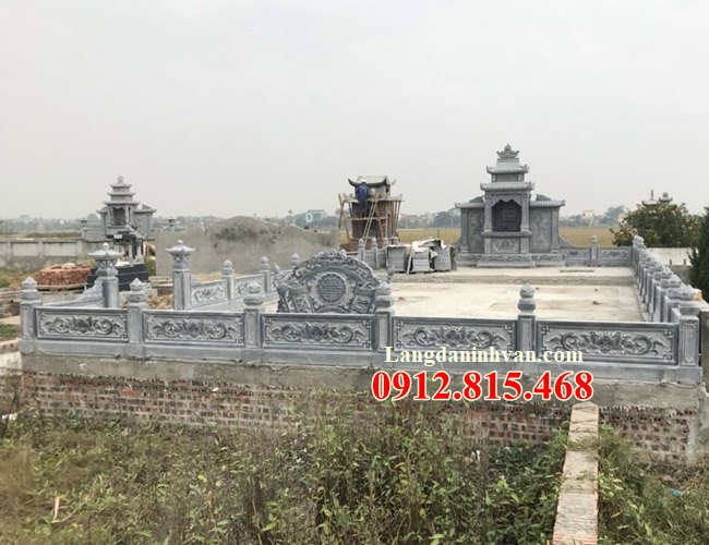 Lăng mộ đá gia đình tại An Giang - Khu lắp mộ đá lắp đặt tại An Giang