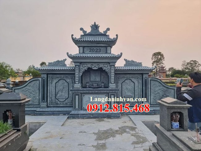 Lăng mộ đá gia đình tại An Giang - Khu lắp mộ đá lắp đặt tại An Giang