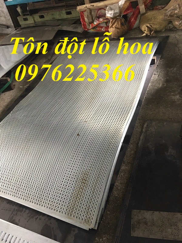 Tôn đột lỗ ,tấm thép đột lỗ ,tôn đột lỗ theo yêu cầu