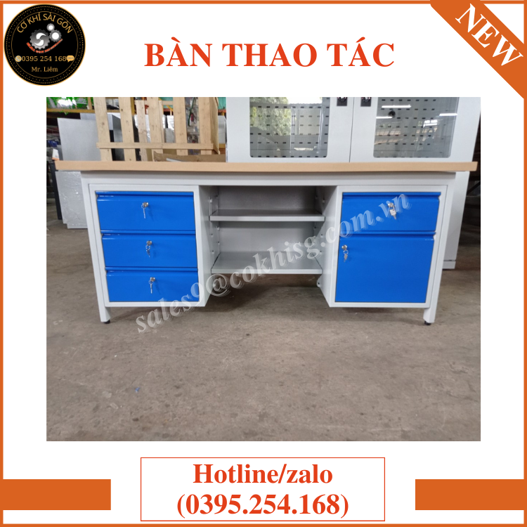 Bàn thao tác cơ khí chuyên dụng trong công nghiệp