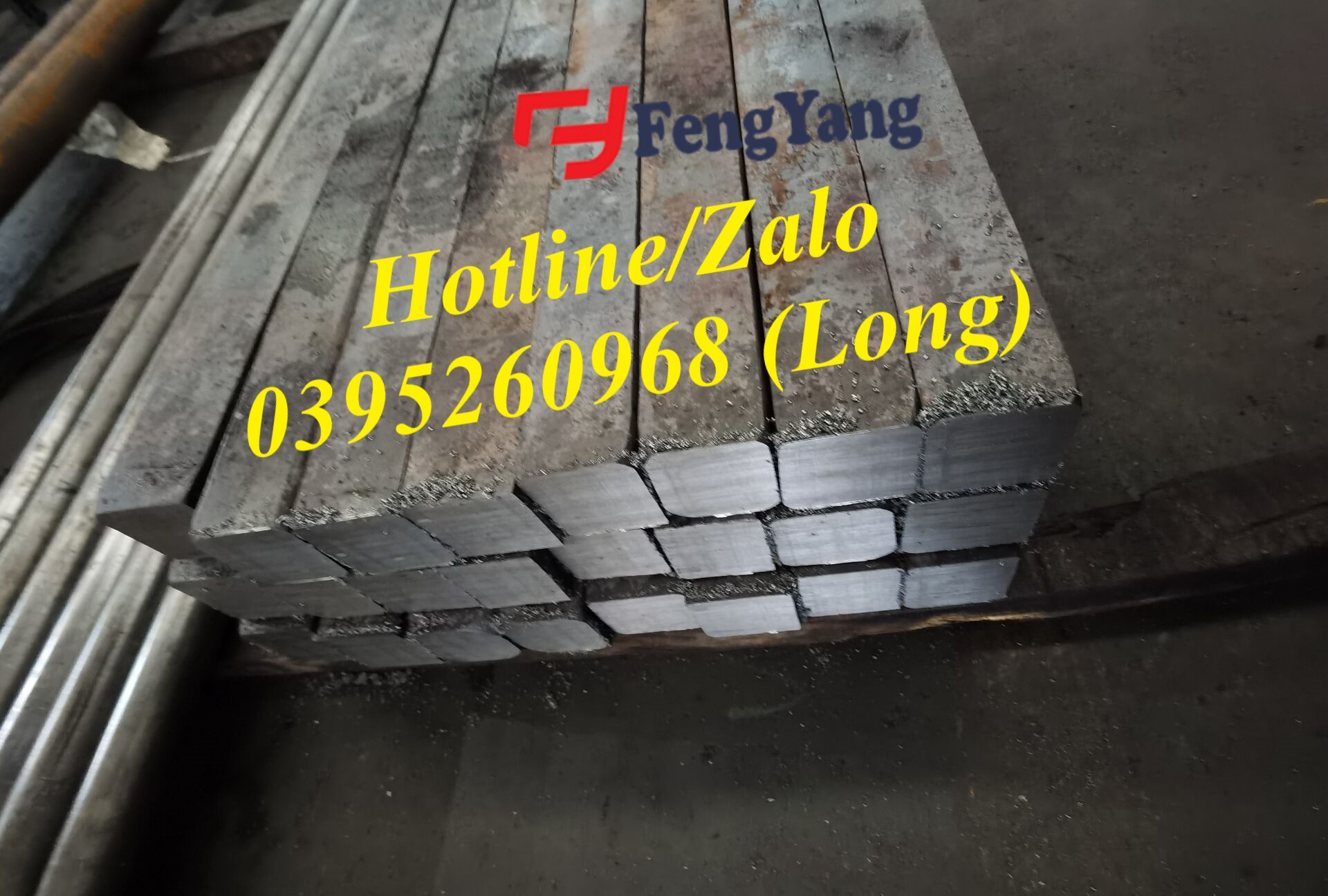 Thanh/Vuông Hợp Kim-Carbon SS400, S20C, S45C, 65Mn, SUP7