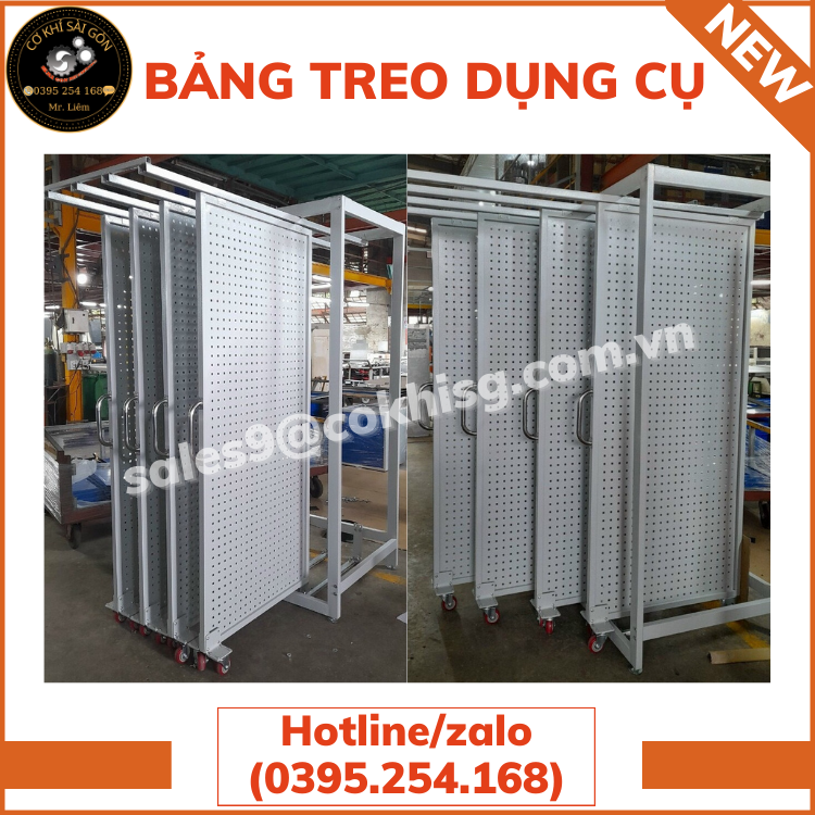 BẢNG, KỆ TREO DỤNG CỤ DI ĐỘNG DÙNG TRONG KHO XƯỞNG CÔNG NGHIỆP