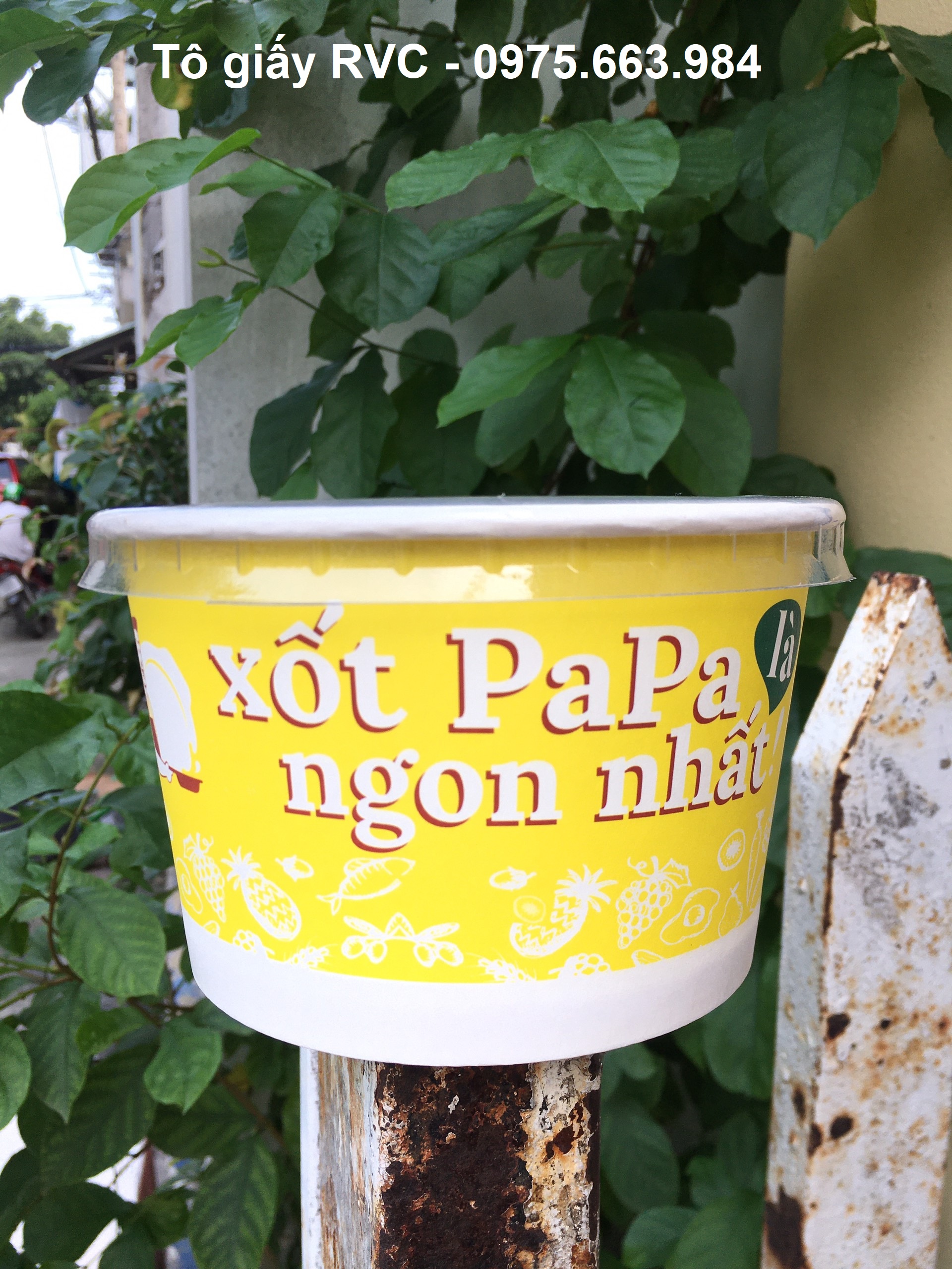 Tô giấy đựng thức ăn sử dụng rộng rãi trong đời sống hiện nay