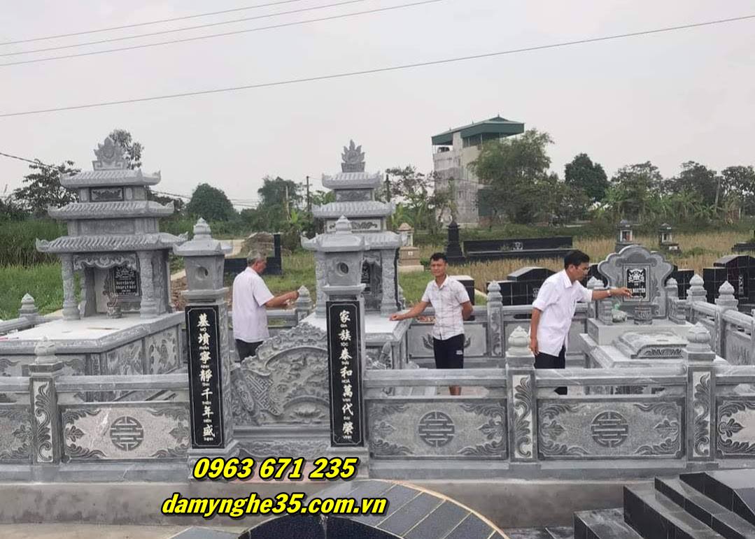 Khu lăng mộ bằng đá chất lượng nhất hiện nay bán tại Trà Vinh