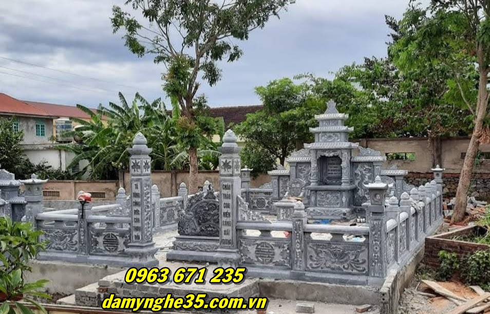 Khu lăng mộ bằng đá đẹp chất lượng bán tại Kiên Giang