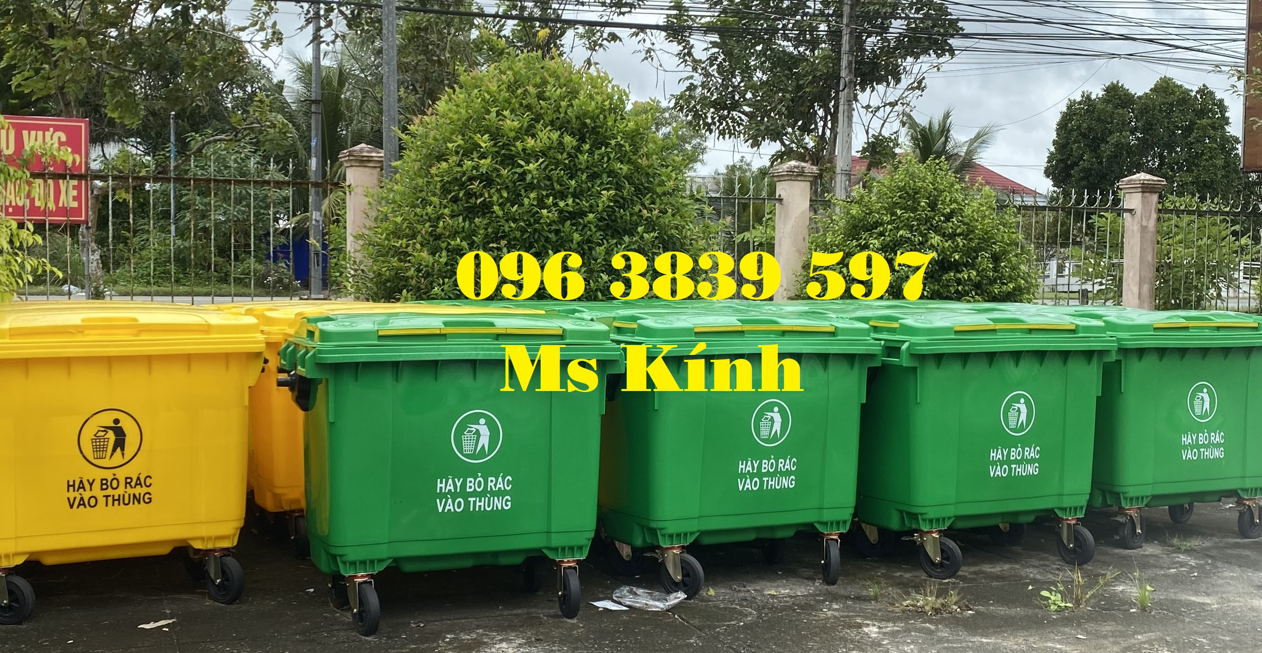 Thùng rác nhựa hdpe 660 lít, xe đẩy thu gom rác 660l - 0963839597