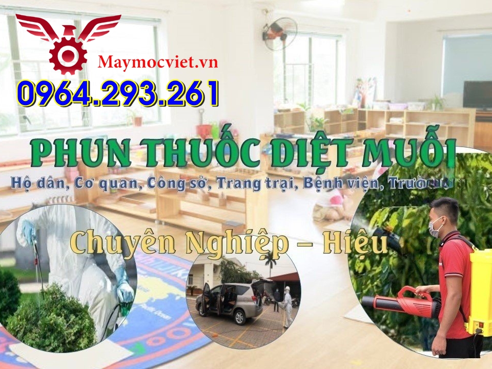 Máy phun thuốc diệt muỗi HANTOX-200 không mùi không độc hại