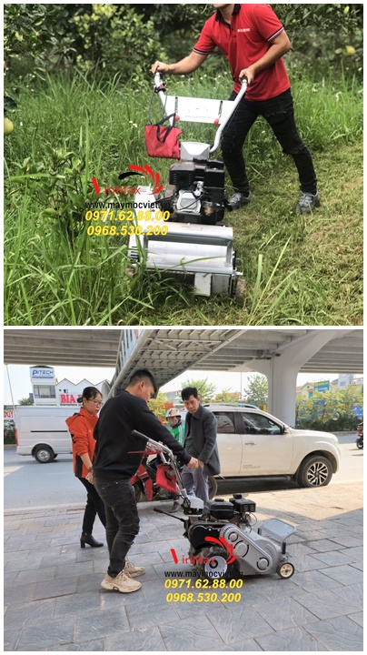 Thanh lý giá gốc 3 ngày máy cắt cỏ trục băm Kawasaki VMTB70