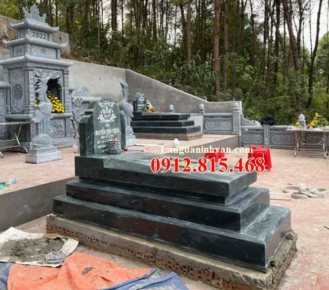 Địa chỉ bán mộ đá xanh rêu - 100 Mẫu mộ đá xanh rêu đẹp