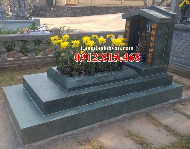 Địa chỉ bán mộ đá xanh rêu - 100 Mẫu mộ đá xanh rêu đẹp