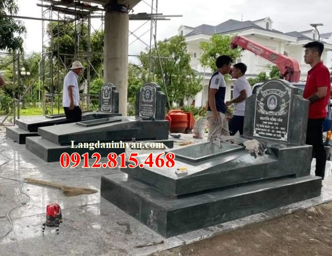 Địa chỉ bán mộ đá xanh rêu - 100 Mẫu mộ đá xanh rêu đẹp