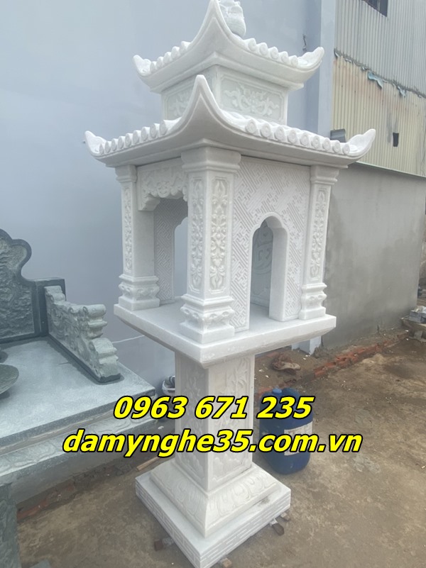 25 Mẫu cây hương bằng đá thiết kế mới nhất bán tại Sài Gòn