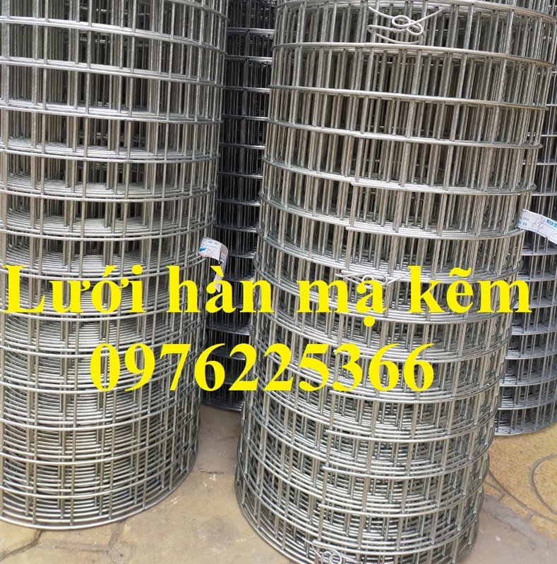 Lưới hàn mạ kẽm D3a 35x35,D3a50x50 ,D2a25x25