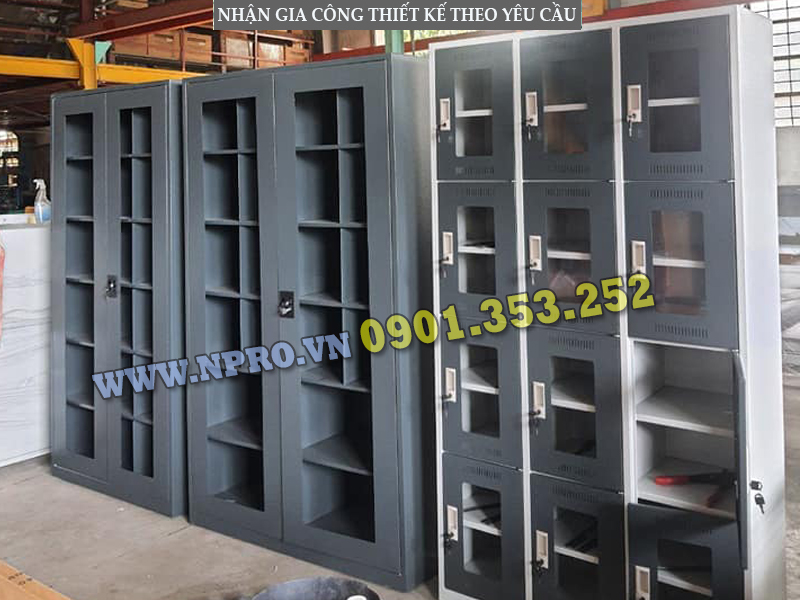 Tủ dụng cụ cơ khí 2 cánh 20 ngăn - Tủ chứa đồ nghề vật tư nhà xưởng