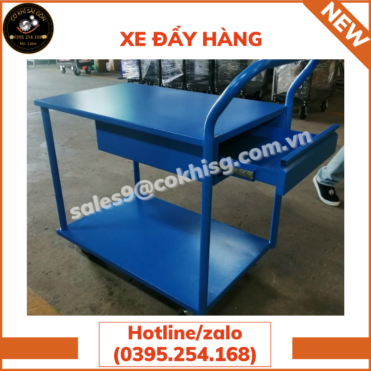 XE ĐẨY HÀNG CHẤT LIỆU BẰNG SẮT SƠN TĨNH ĐIỆN