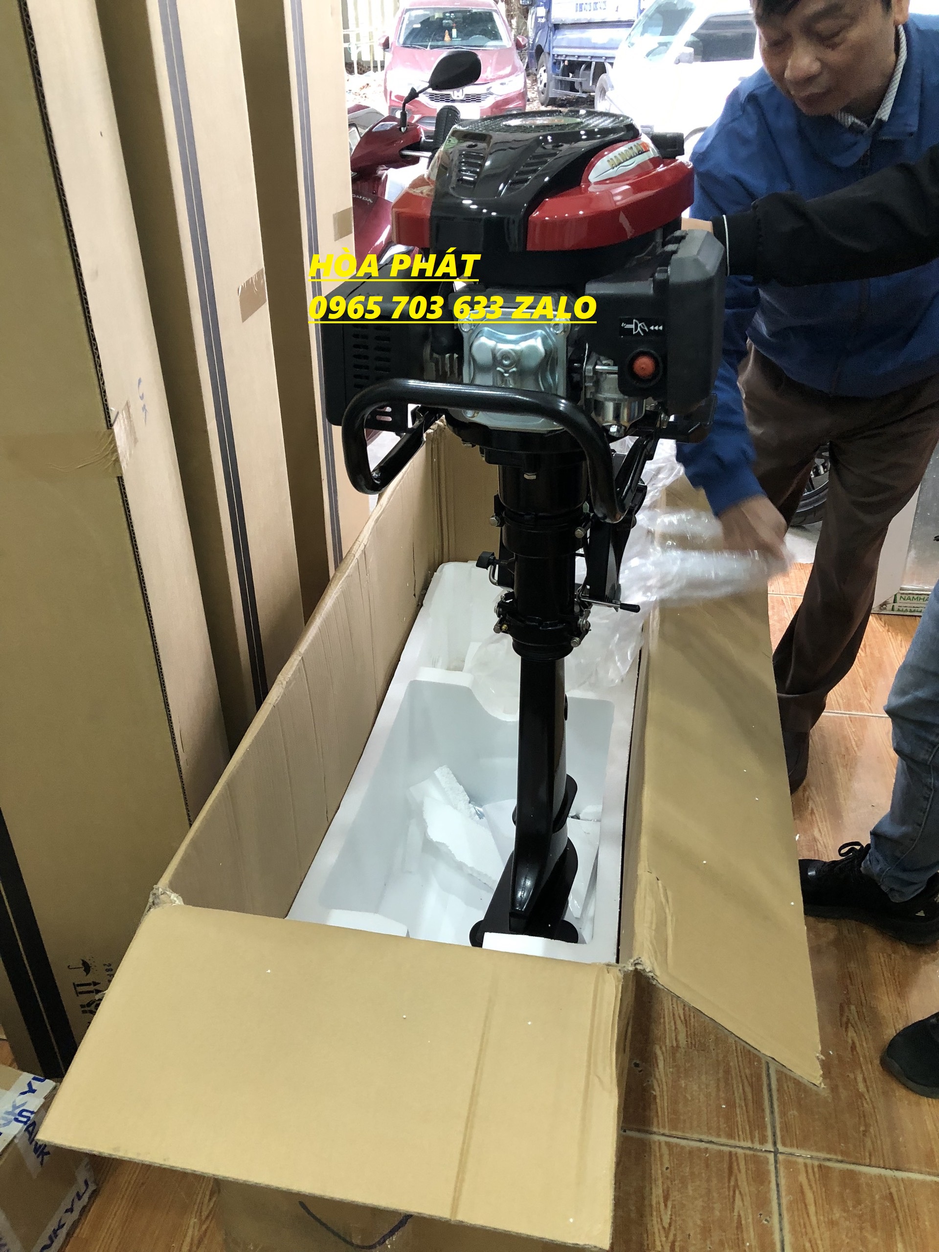 MÁY CHẠY THUYỀN, ĐỘNG CƠ THUYỀN HANGKAI 7HP KHUYẾN MÃI THÁNG 4/2023.
