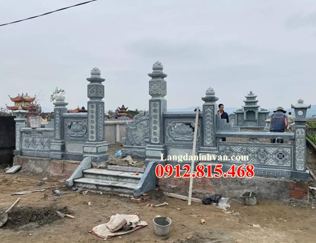 Xây lăng mộ nhà mồ bằng đá đẹp tại Cà Mau - Lăng mộ đá ở Cà Mau