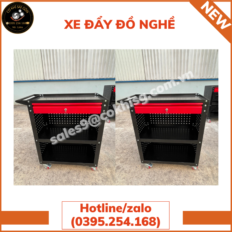 XE ĐẨY ĐỒ NGHỀ CHUYÊN DỤNG TRONG GARAGE