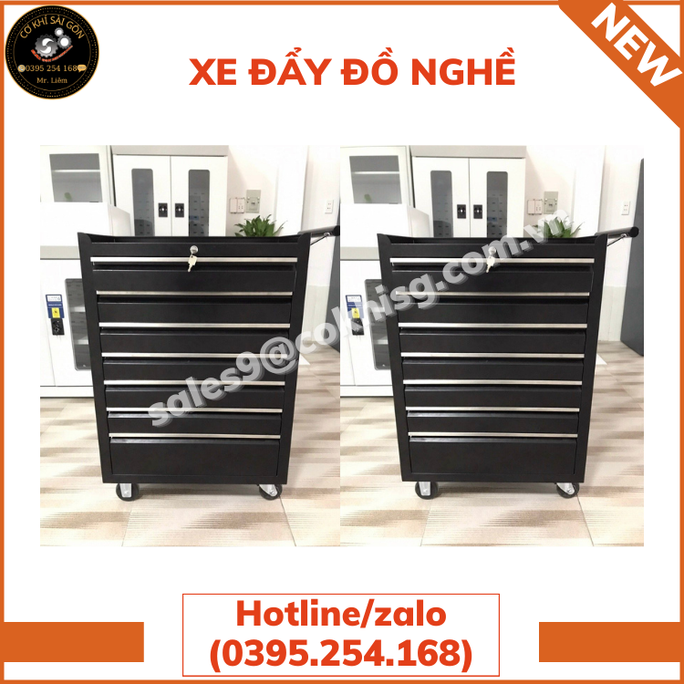 XE ĐẨY ĐỒ NGHỀ CHUYÊN DỤNG TRONG GARAGE