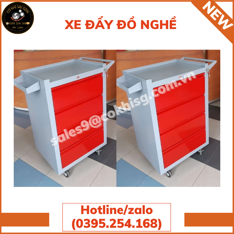 XE ĐẨY ĐỒ NGHỀ CHUYÊN DỤNG TRONG GARAGE