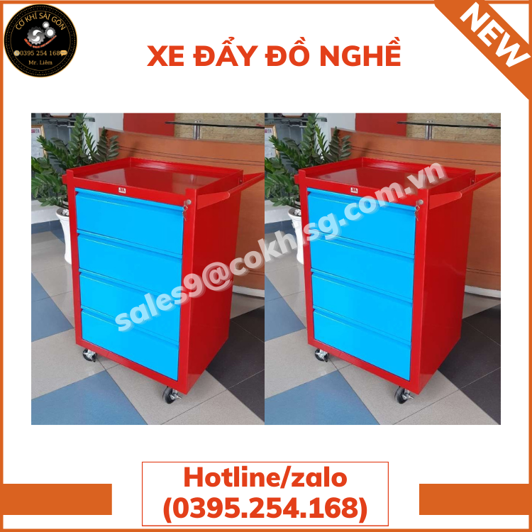 XE ĐẨY ĐỒ NGHỀ CHUYÊN DỤNG TRONG GARAGE