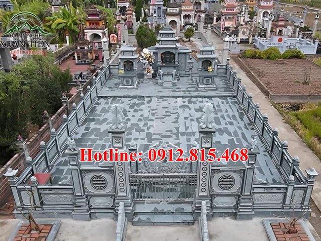 Lăng mộ đá tại Cà Mau trọn gói - Lắp đặt khu lăng mộ gia đình