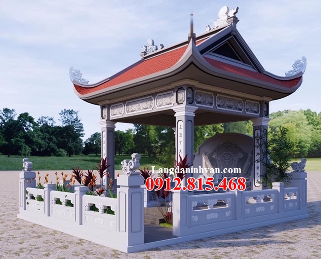 Lăng mộ đá tại Cà Mau trọn gói - Lắp đặt khu lăng mộ gia đình