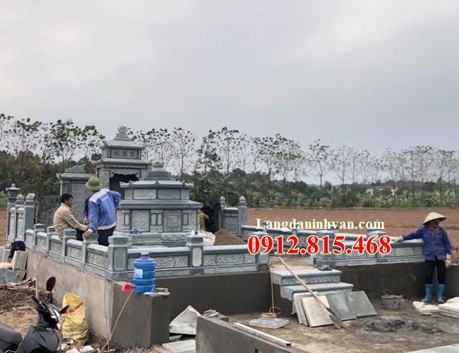 Lăng mộ đá tại Cà Mau trọn gói - Lắp đặt khu lăng mộ gia đình