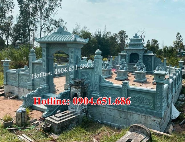 Hà Nội 30+ Mẫu khu lưng mộ đá đẹp - Khu lăng mộ, nghĩa trang gia đình