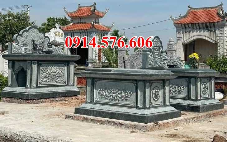 0024 Lăng mộ đá đôi phu thê song thân đẹp bình định địa chỉ giá bán