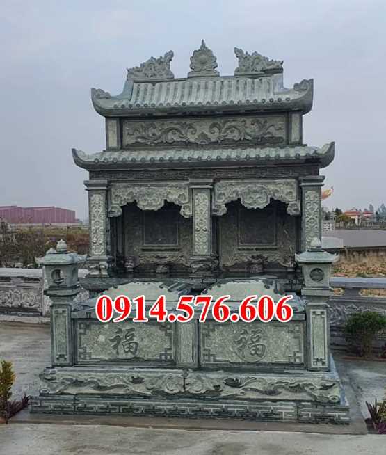 0024 Lăng mộ đá đôi phu thê song thân đẹp bình định địa chỉ giá bán