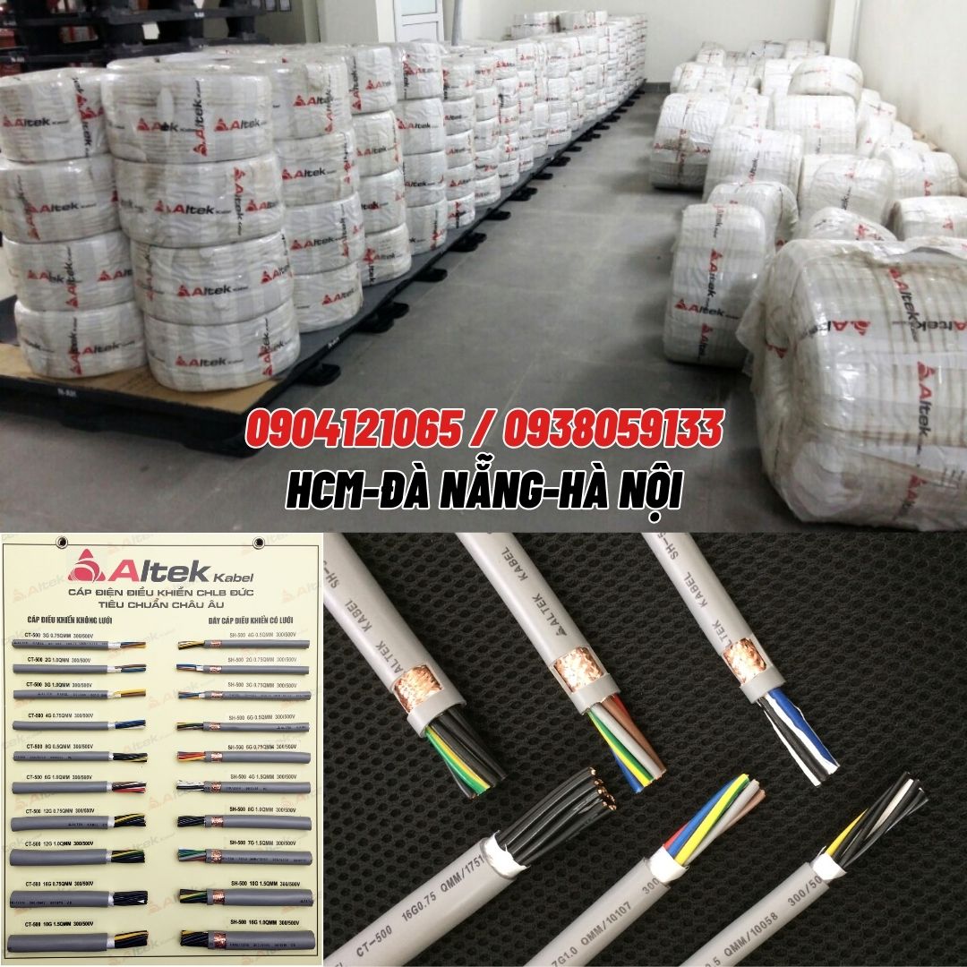 Dây cáp điều khiển / Dây cáp tín hiệu rvv-rvvp (ct-500/sh-500)