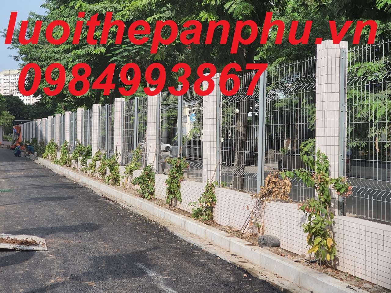 Lưới thép hàng rào mạ kẽm nhúng nóng ,lưới thép hàng rào mạ kẽm sơn