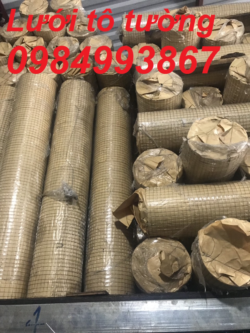 Lưới trát tường ô 6x12mm khổ 1m và 1m2 giao hàng toàn quốc