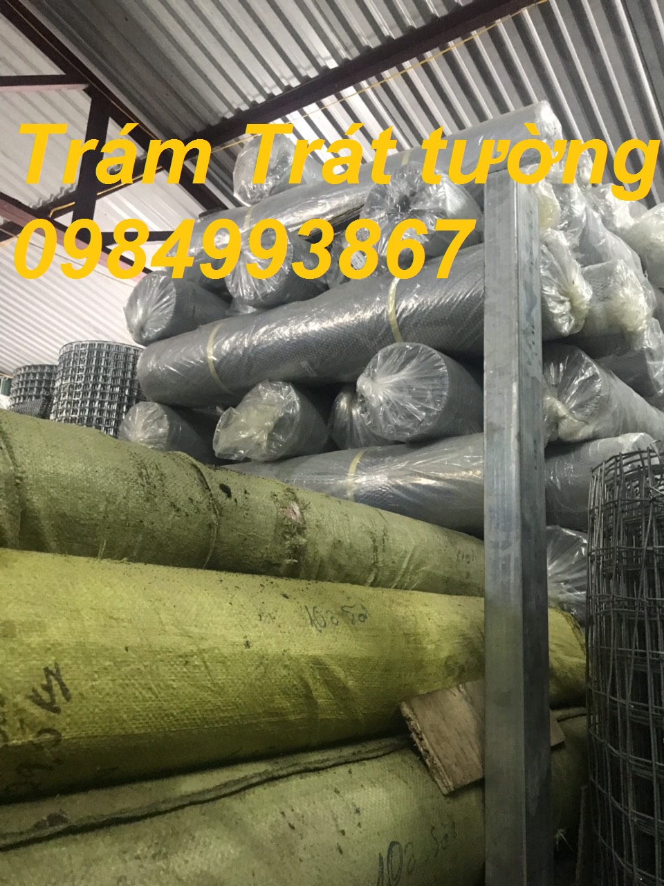 Lưới trát tường ô 6x12mm khổ 1m và 1m2 giao hàng toàn quốc