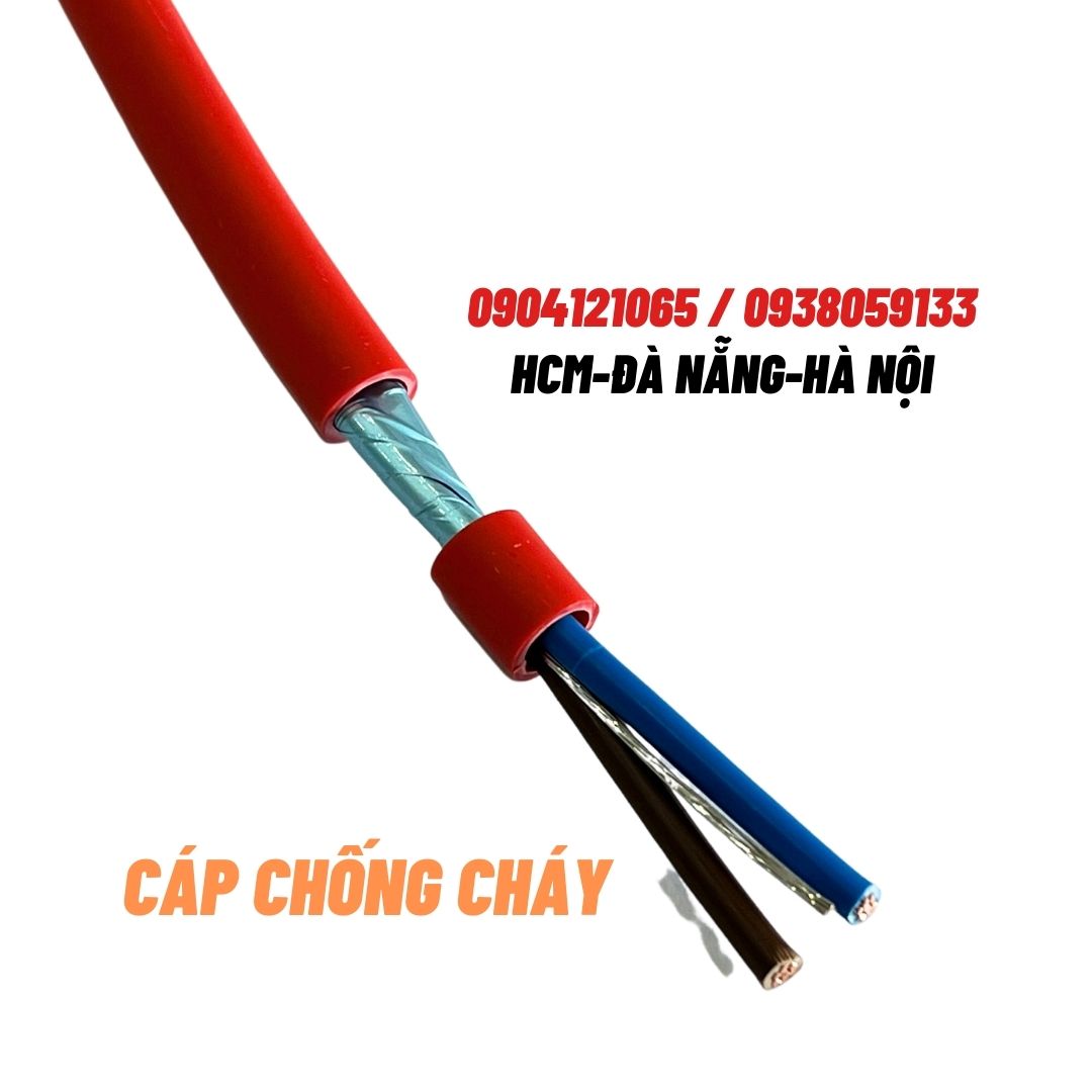 Dây cáp chống cháy chống nhiễu + chịu nhiệt điện áp 1000 volt