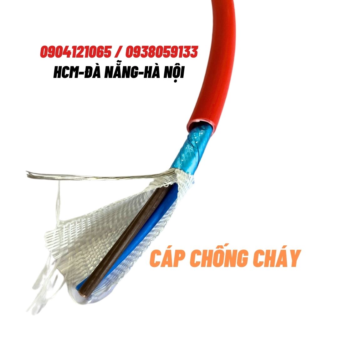 Dây cáp chống cháy chống nhiễu + chịu nhiệt điện áp 1000 volt
