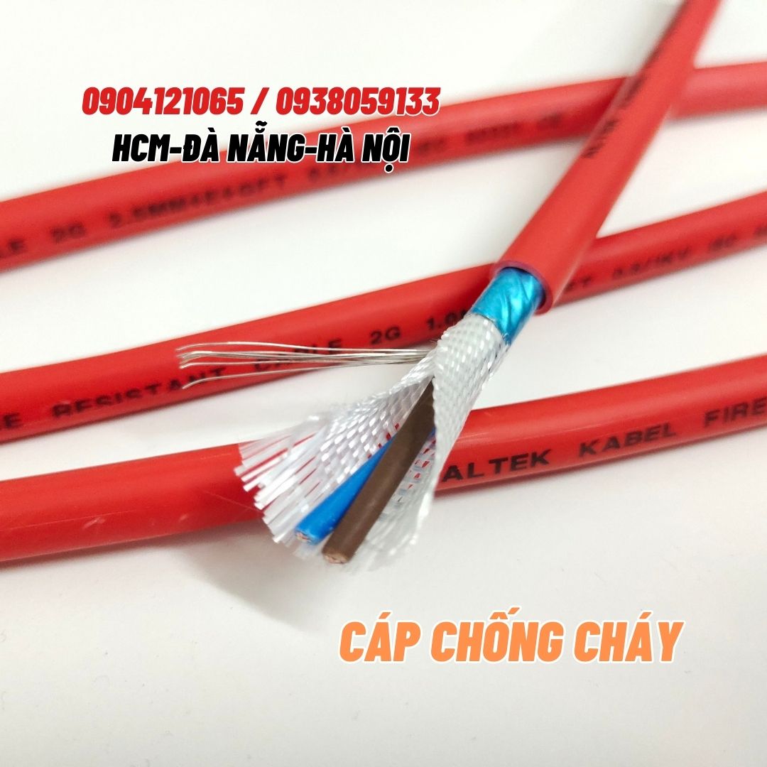 Dây cáp chống cháy chống nhiễu + chịu nhiệt điện áp 1000 volt