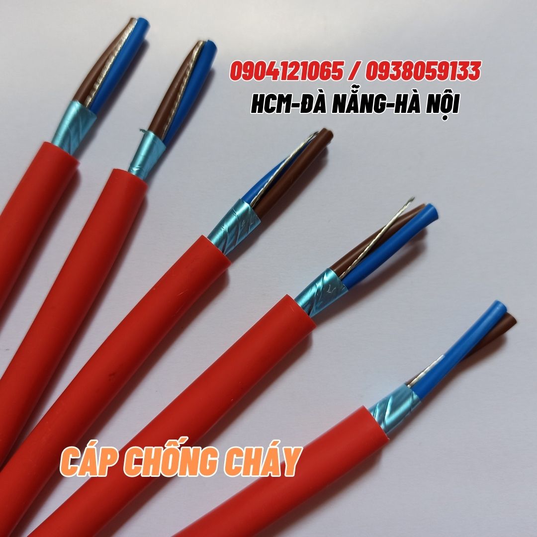 Dây cáp chống cháy chống nhiễu + chịu nhiệt điện áp 1000 volt
