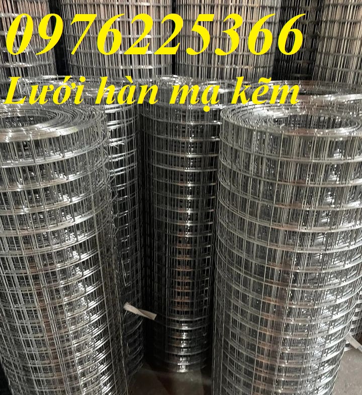 Lưới hàn mạ kẽm D2,D3,D4 ô 25x25,30x30,35x35,50x50 giá rẻ