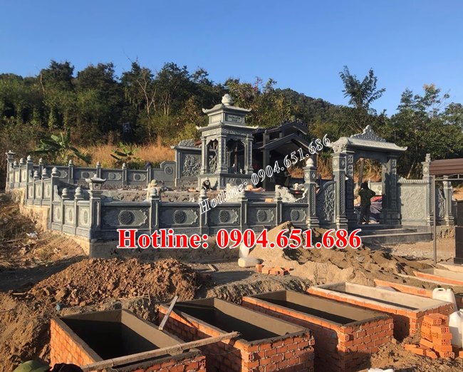 50+ Mẫu khu lăng mộ đá đẹp, nghĩa trang gia đình bán tại Sài Gòn, HCM