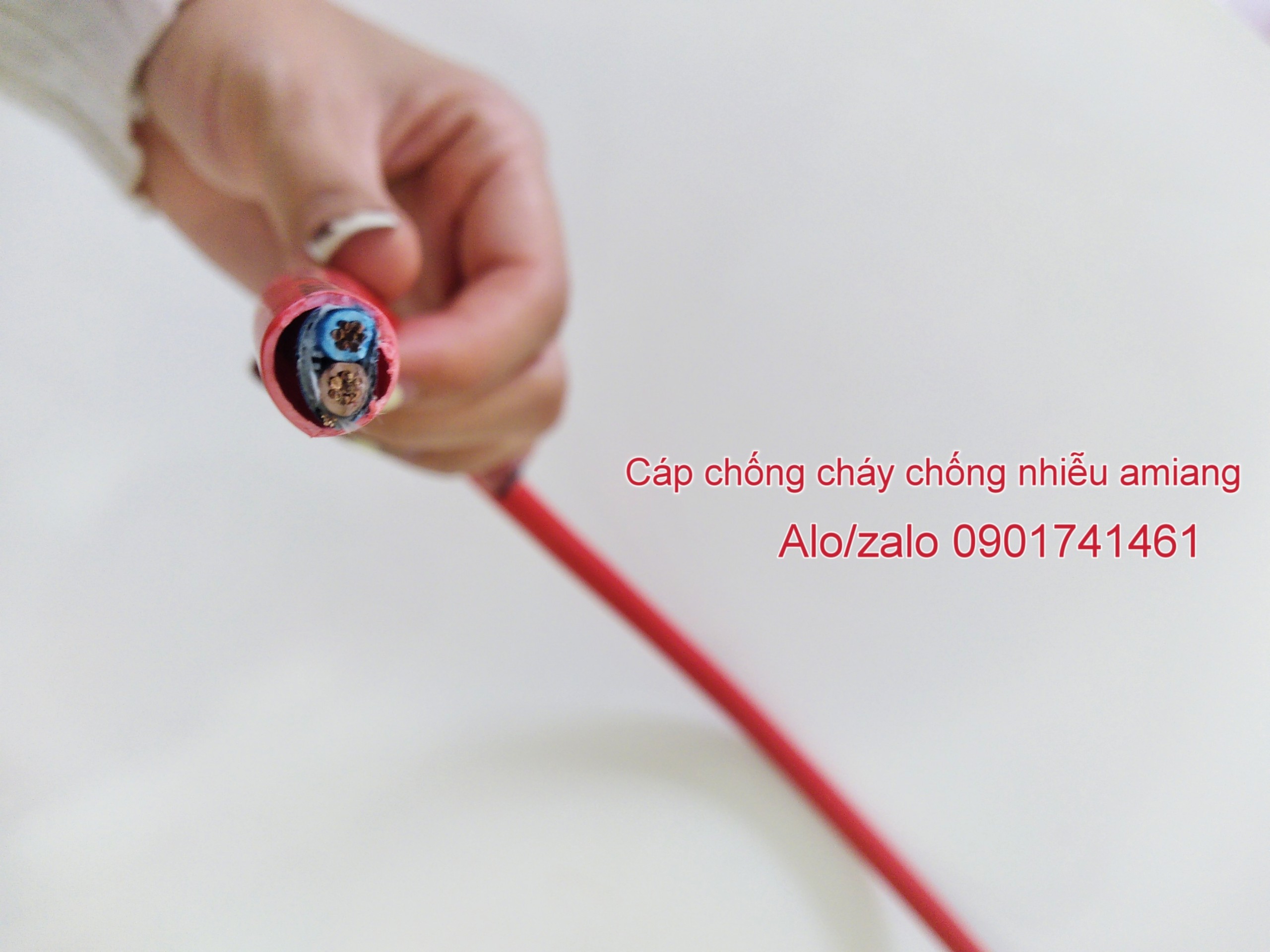 Cáp chống cháy chống nhiễu amiang 2x1.0mm