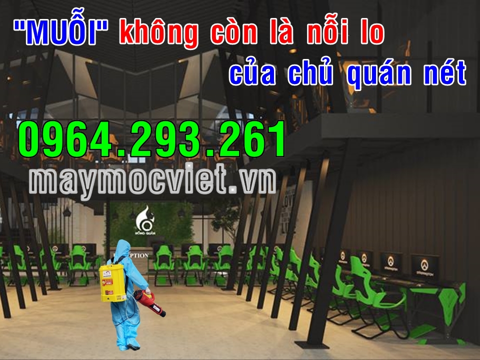 Bạn đã biết cách diệt muỗi cho quán nét của mình chưa?