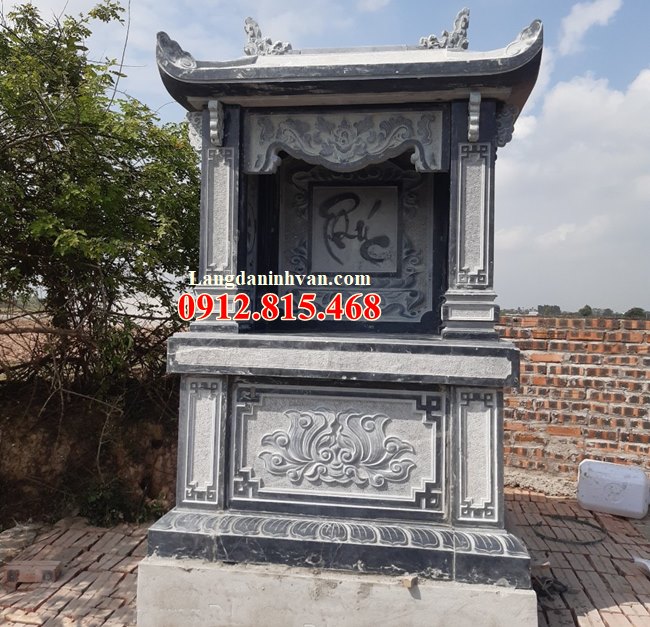 Bán lăng mộ đá, nhà mồ đá tại Bạc Liêu - Xây nhà mồ bằng đá khối