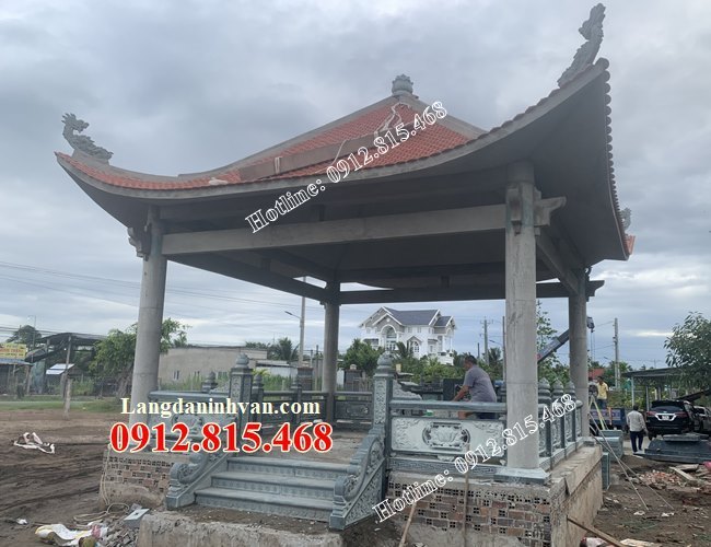 Bán lăng mộ đá, nhà mồ đá tại Bạc Liêu - Xây nhà mồ bằng đá khối